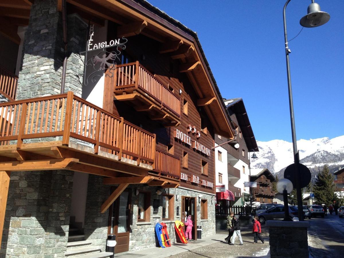 Hotel L' Aiglon Champoluc Exterior foto